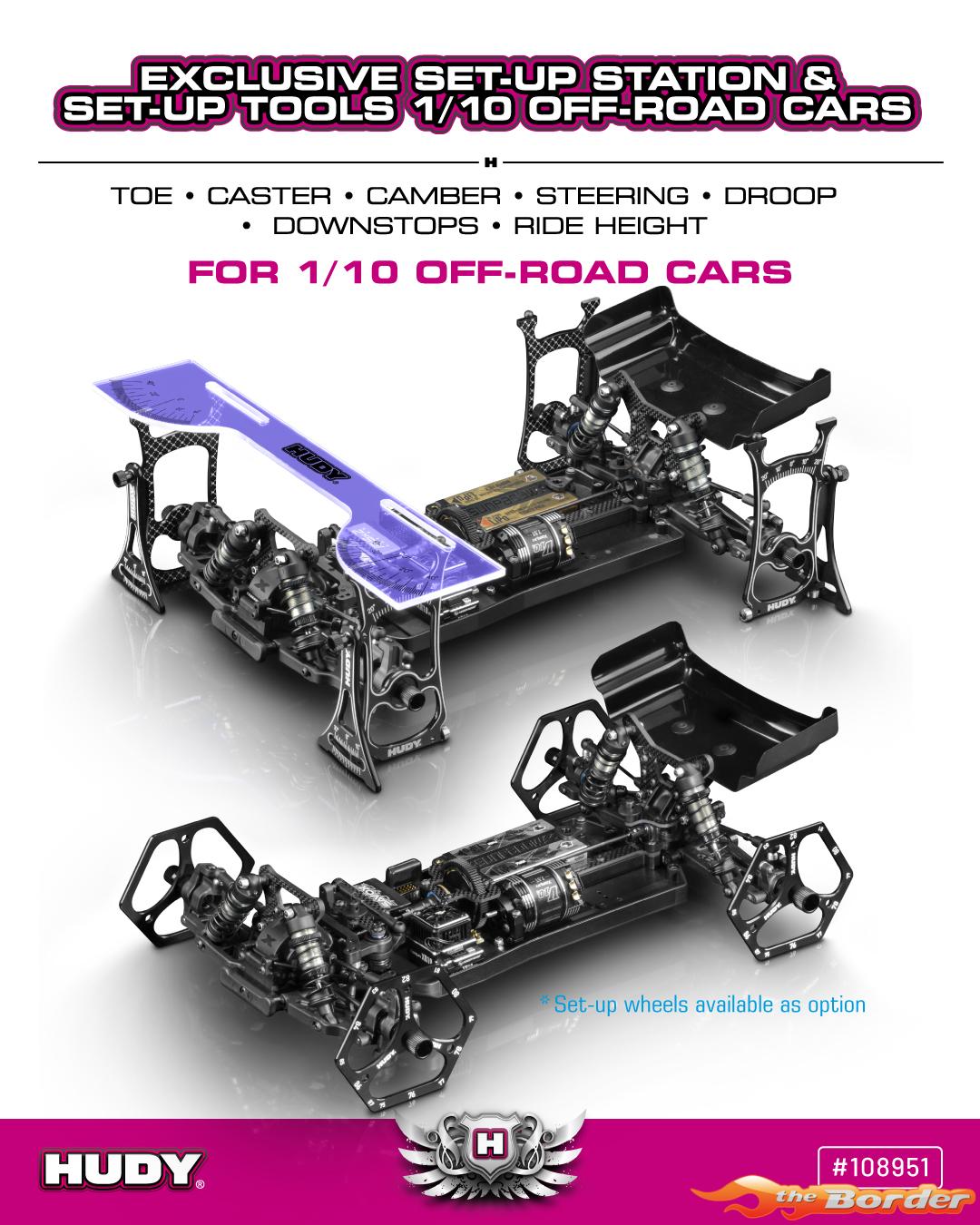 Hudy Set-Up Station & Set-Up Tools + Carrying Bag For 1/10 Off-Road Cars 108951 - Afbeelding 4