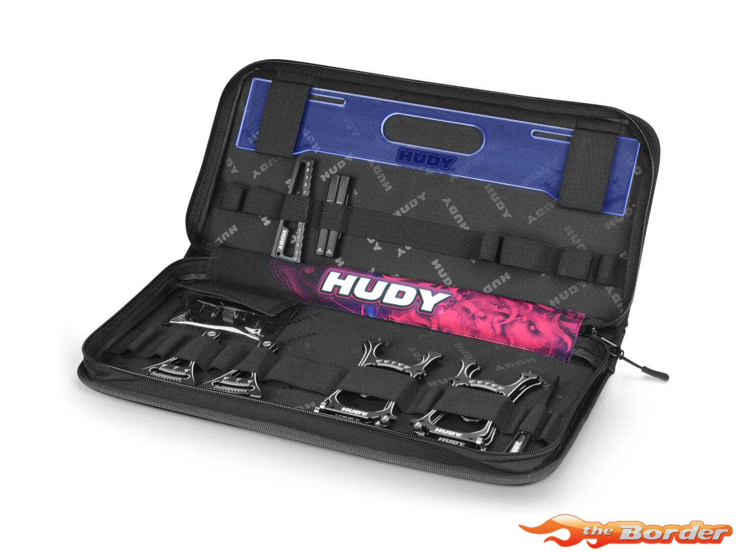 Hudy Set-Up Station & Set-Up Tools + Carrying Bag For 1/8 GT 109651