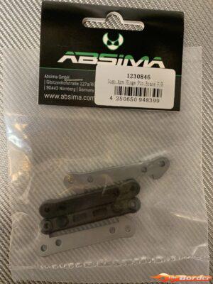 Absima Suspension Arm Hing Pin Brace F+R 1230846