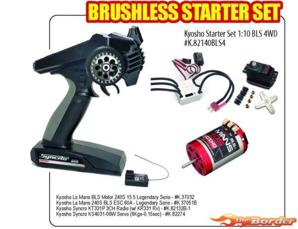 Kyosho Starter Set Brushless 1/10 for 4WD 82140BLS4