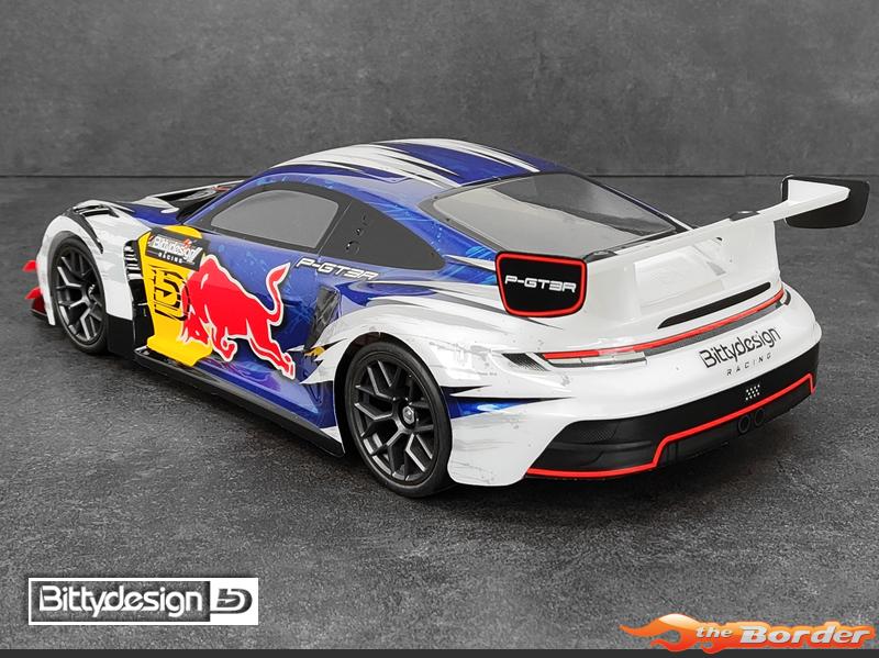 BittyDesign P-GT3R 1/10 GT Clear Body 190mm BD-GT-190PGT3R - Afbeelding 9