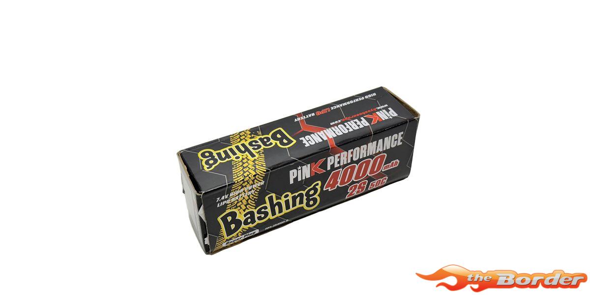 Pink Bashing LiPo 2S 7.4V 4000 50C Round PP3-2S4000-D - Afbeelding 3