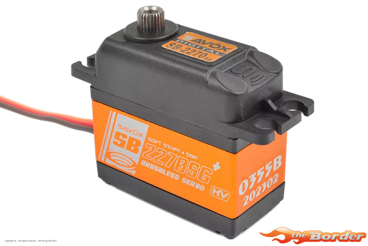 Savox Digital Servo Brushless Motor High Voltage Steel Gears (Std. Size) (45kg/0.11s) SB-2270SG+ - Afbeelding 3