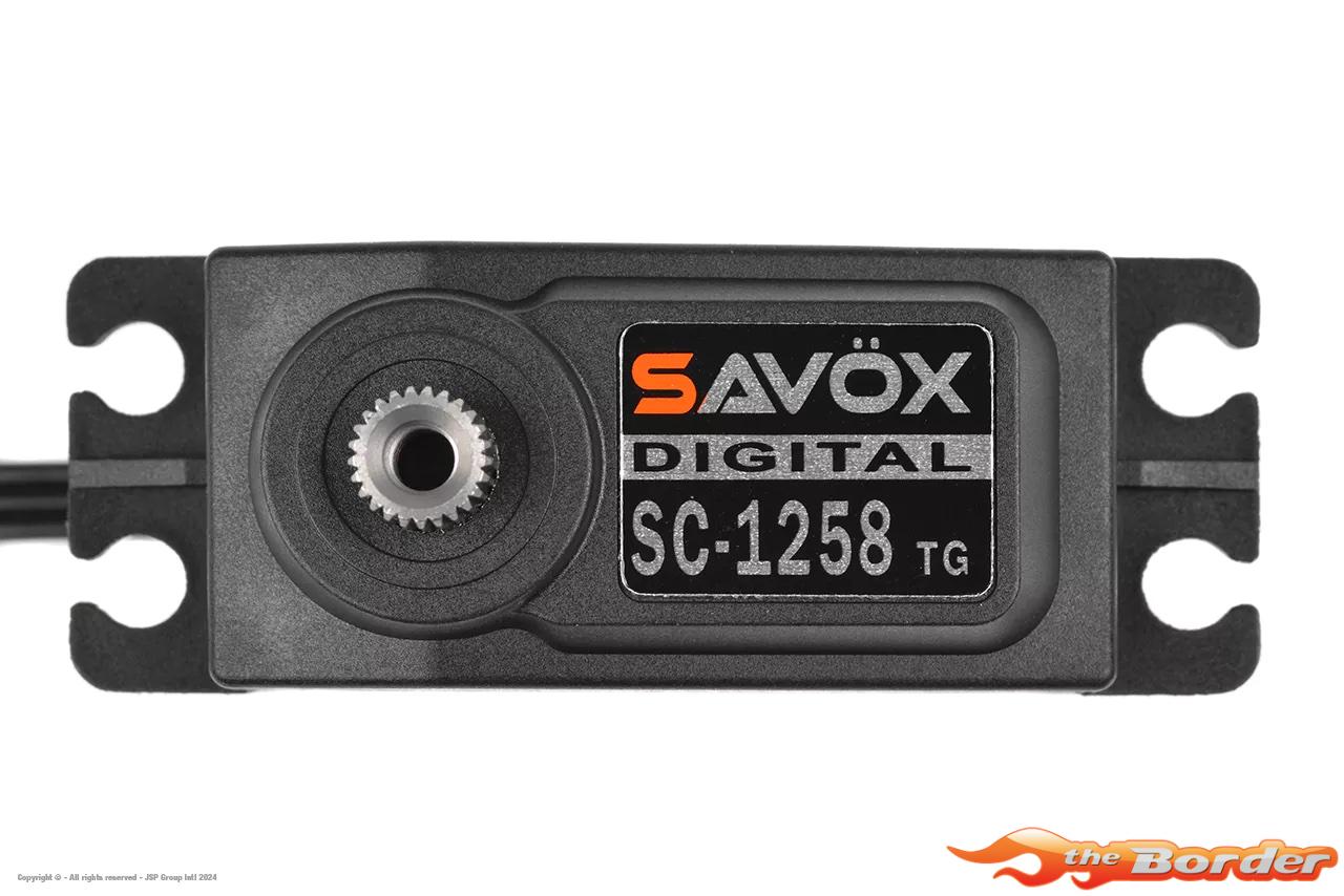 Savox SC-1258TGB+ Black Edition Super Speed Titanium Gear Digital Servo (12kg/0.08s) - Afbeelding 4