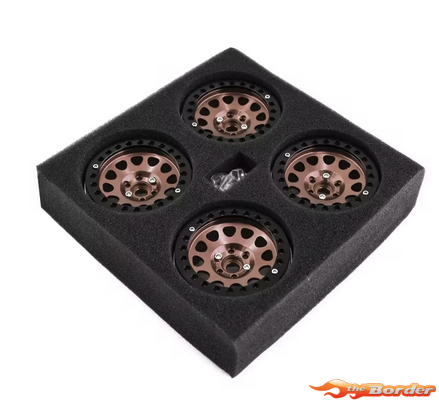 BRP 1.9'' Aluminum Triangle-Round Beadlock Crawler Wheels 4pcs/set DTCW03014C - Afbeelding 4