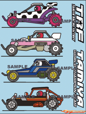 Tamiya Comical Decal Pre-Cut BRPD1056