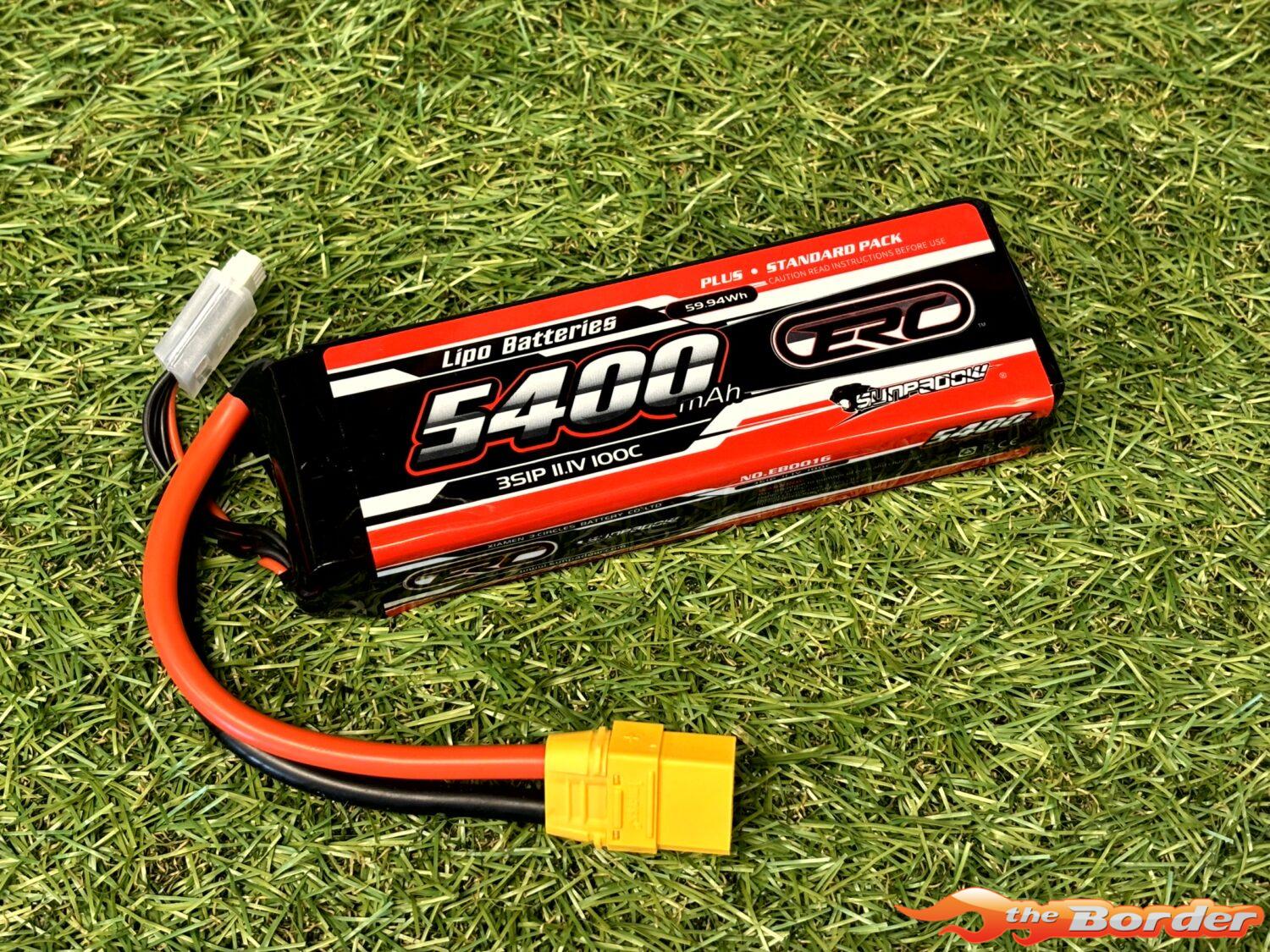Sunpadow ERC Plus LiPo 5400mAh 3S 11.1V XT90 100C