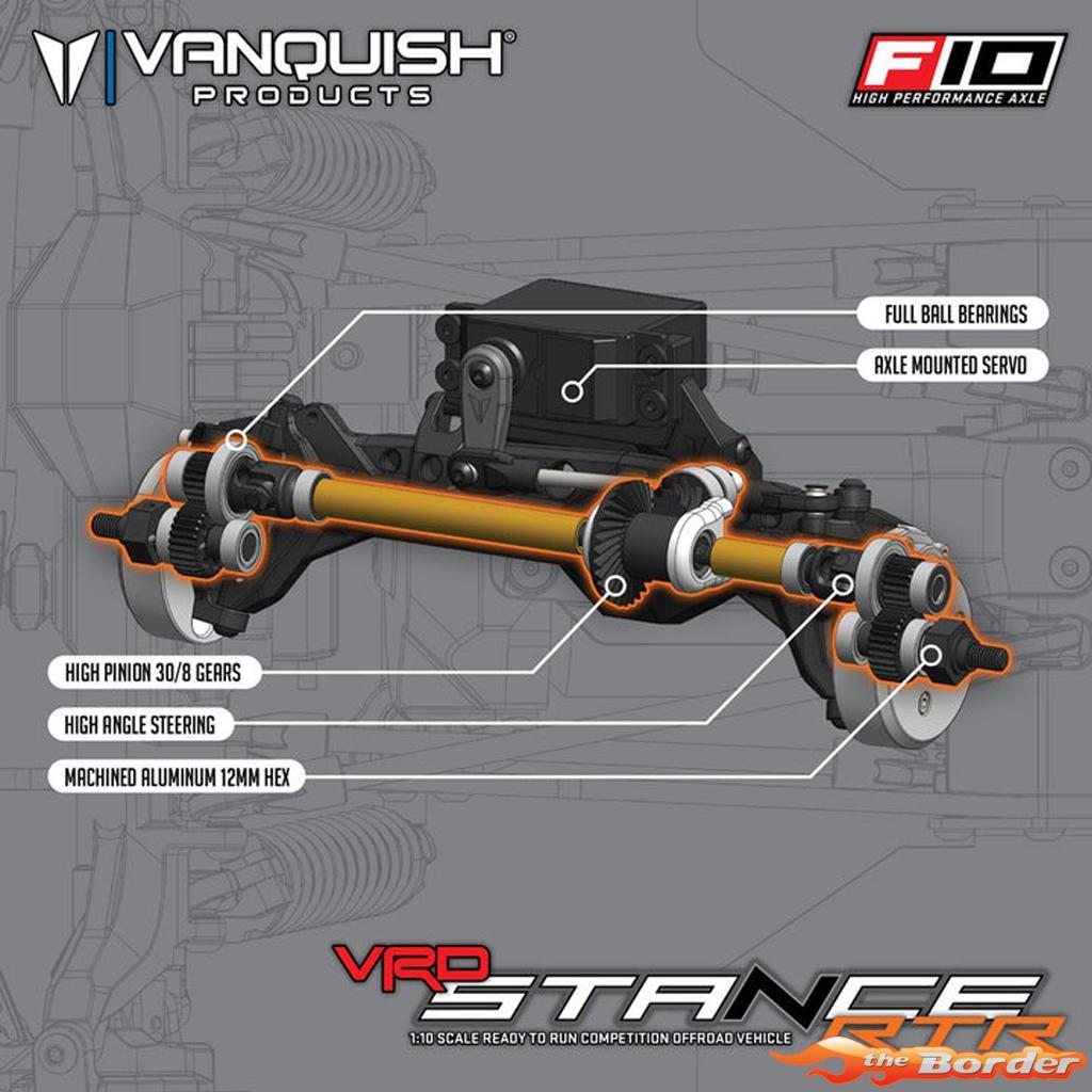 Vanquish VRD Stance - Green 1/10 RTR Crawler VPS09009A - Afbeelding 9
