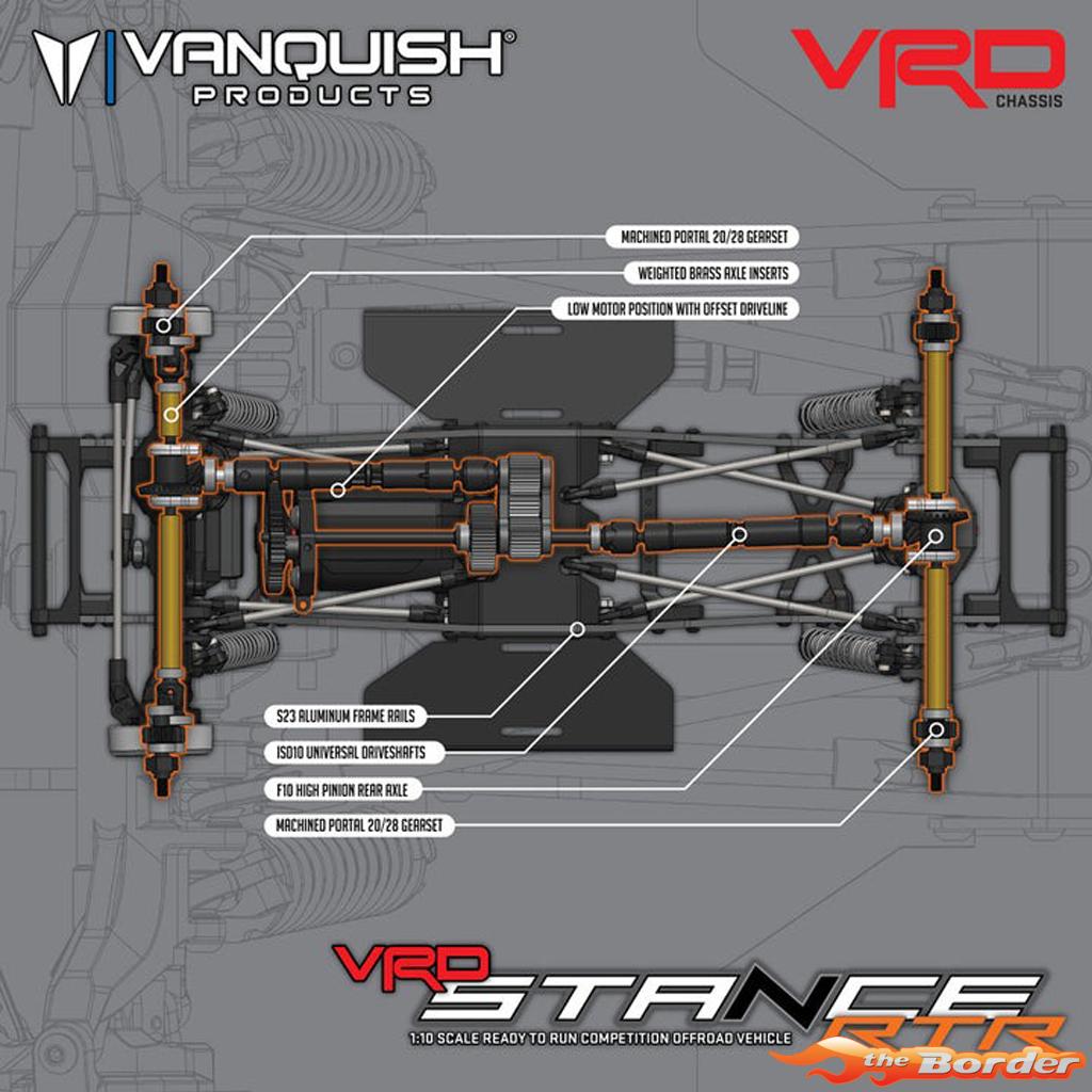 Vanquish VRD Stance - Green 1/10 RTR Crawler VPS09009A - Afbeelding 10