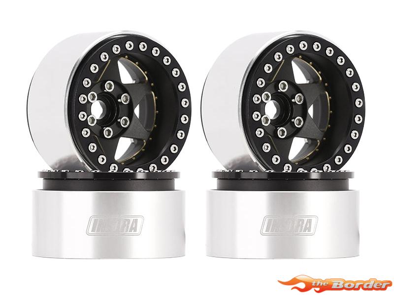 BRP 1.9'' Aluminum 6-Star Beadlock Crawler Wheels 4pcs/set DTCW04001 - Afbeelding 2