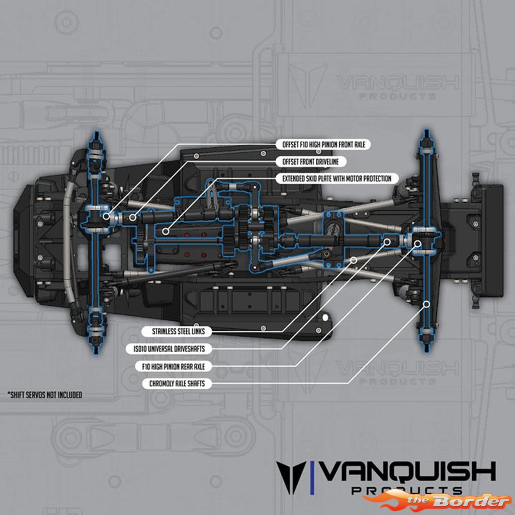 Vanquish VS4-10 Phoenix Portal Kit 1/10 Crawler Kit VPS09007 - Afbeelding 12