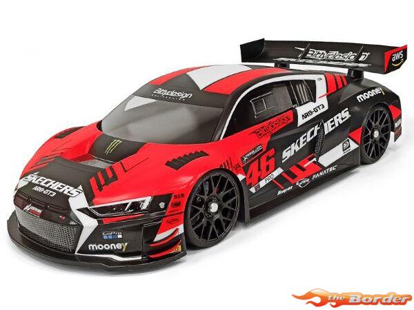 BittyDesign AR8-GT3 1/8 GT clear body 325mm (SWB) 1mm thick - Afbeelding 2