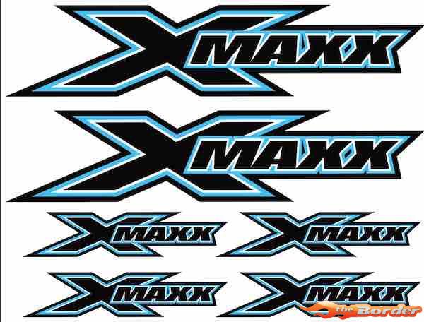X-Maxx Logo Sticker - Blue BRPD1035 - Afbeelding 5