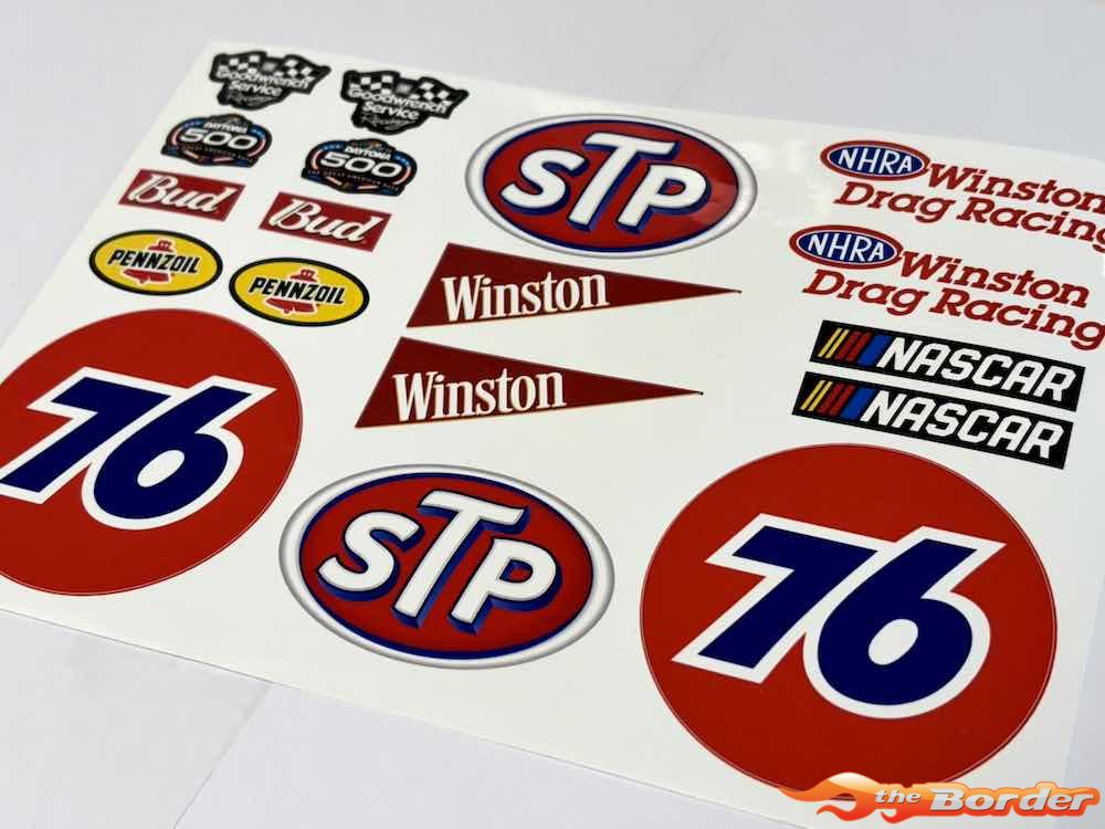 Nascar #1 Decal Sheet for 1/10 BRPD1059 - Afbeelding 3
