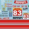Ferrari 499P LeMans Nr. 83 (2024) Decal Sheet (1/10) BRPD1368 - Afbeelding 2