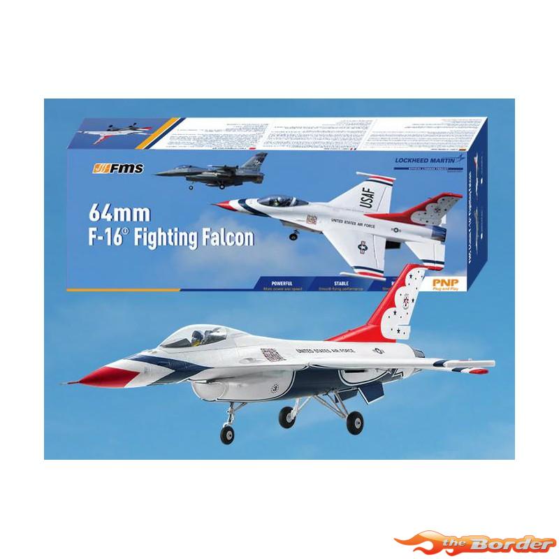 FMS F-16 Fighting Falcon PNP - Blue Thunder FMS146-BT - Afbeelding 4