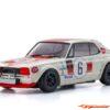 Kyosho Mini-Z AWD Skyline 2000GT-R KPGC10 Racing'72 Red No.6 32643R - Afbeelding 3
