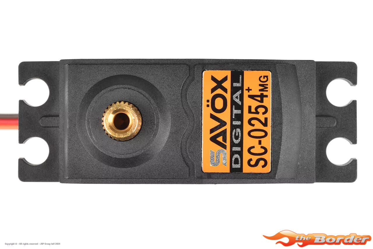 Savox SC-0254MG+ Servo Waterproof (7.2kg/0.14s) Digital - Afbeelding 5