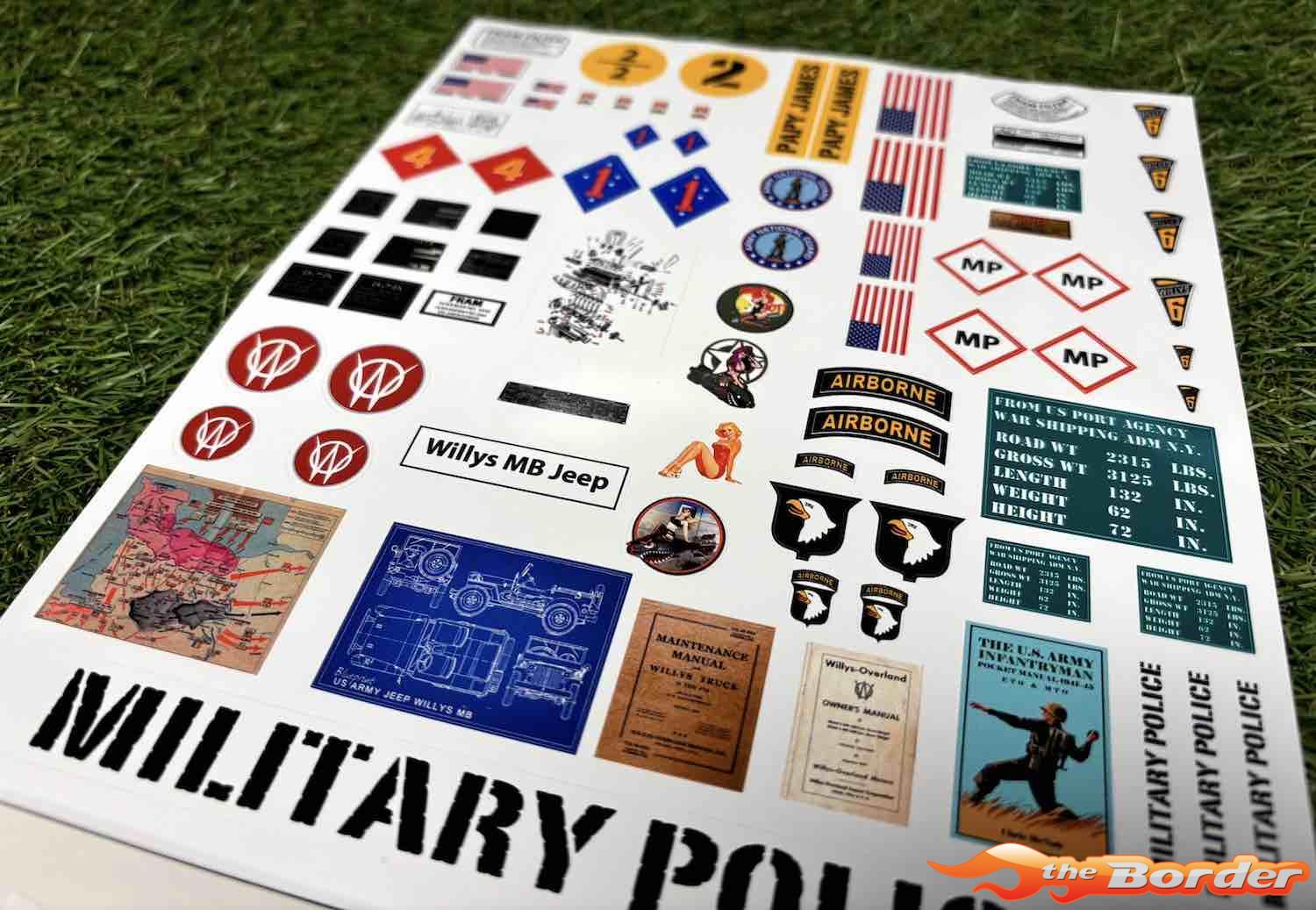 Stickervel voor Willys 1/6 BRPD1553 - Afbeelding 4