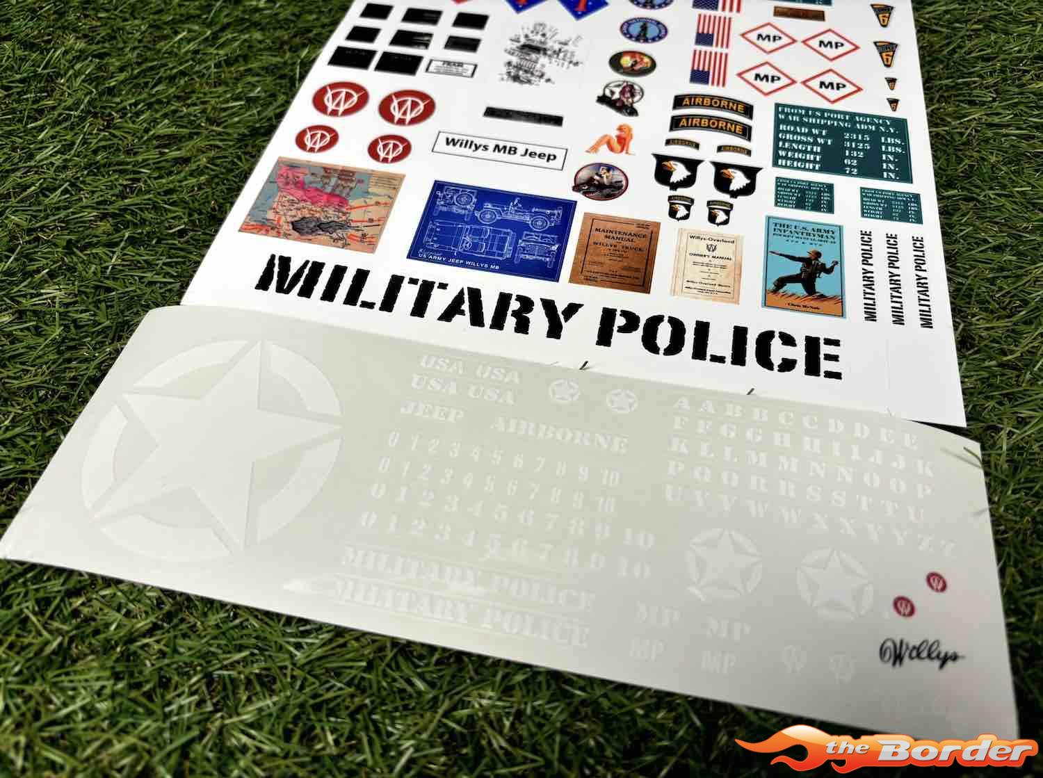 Stickervel voor Willys 1/6 BRPD1553 - Afbeelding 5