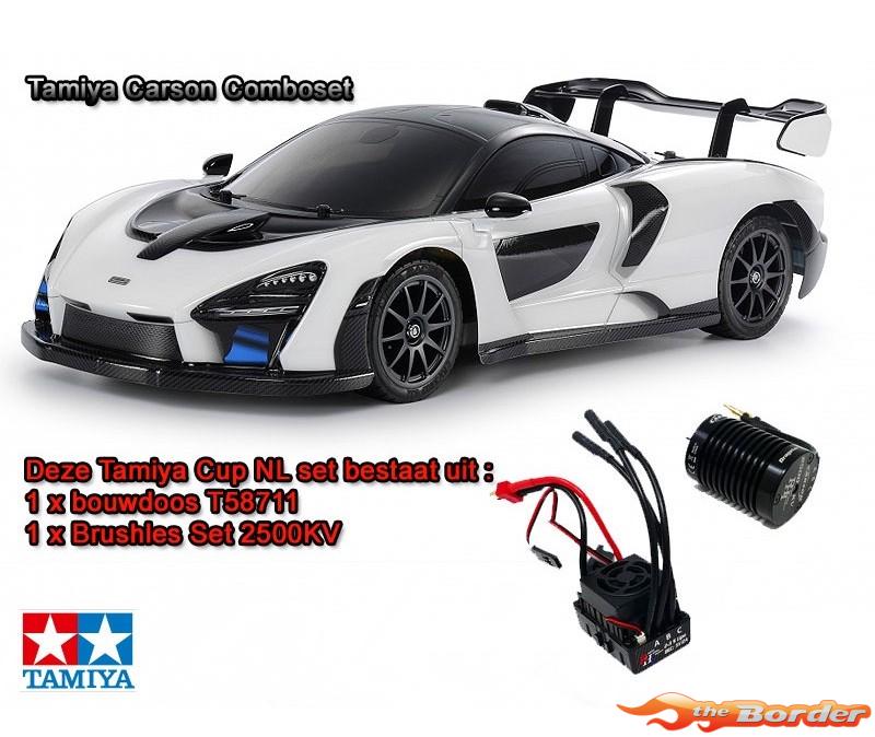 Tamiya 1/10 McLaren Senna TT-02 Chassis met TopStock Brushless Motorset 58711-SET