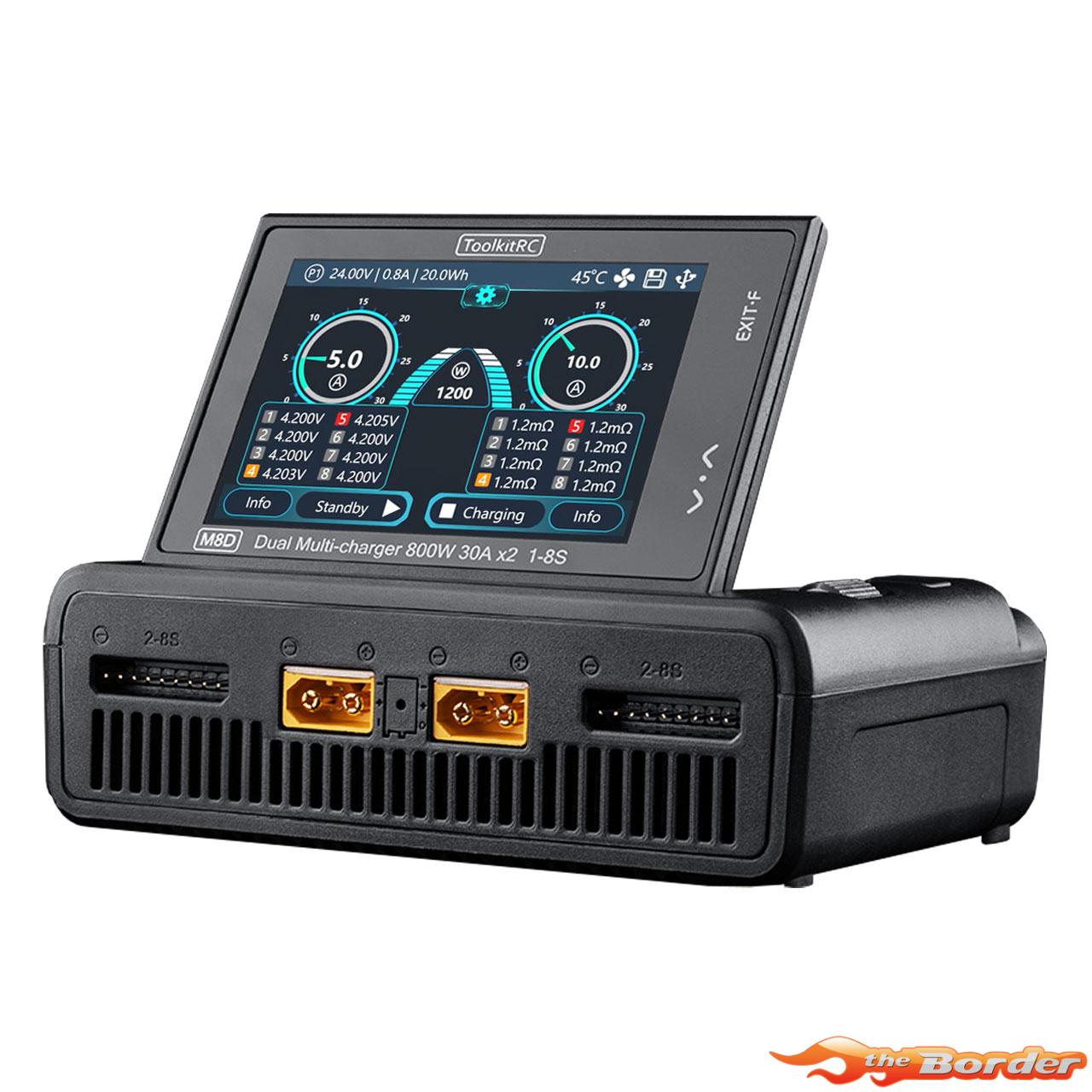 ToolkitRC M8D LiPo 1-8S DC Charger 30A TK13000