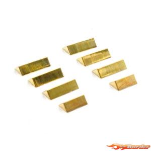Yeah Racing Brass Weight (8) For Mini-Z MR-04 KYMR-003GD
