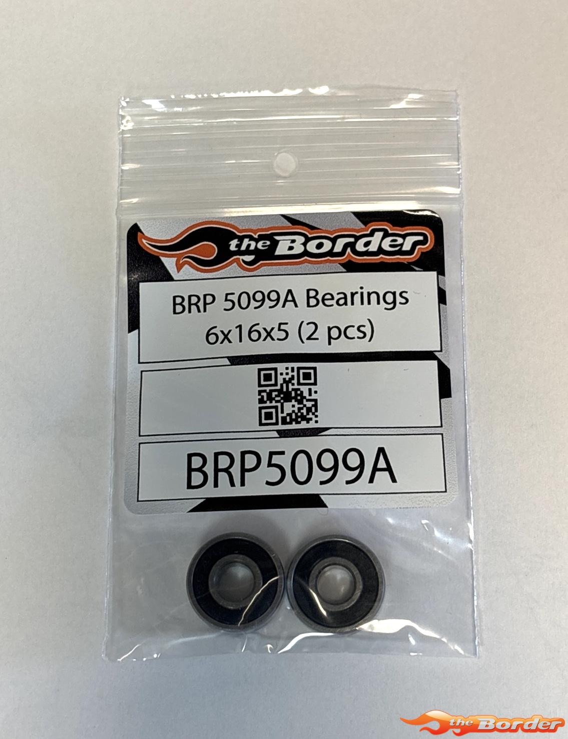BRP Ball bearing black rubber sealed (6x16x5mm) (2) BRP5099A - Afbeelding 4