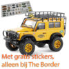 FMS FCX24M 1/24 Land Rover Defender 90 Crawler RTR Kit Camel Trophy FMS12491RTR-YL - Afbeelding 2
