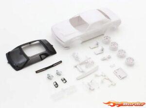 Kyosho Mini-Z Body Set Dodge Challenger SRT White w/Wheels MZN203