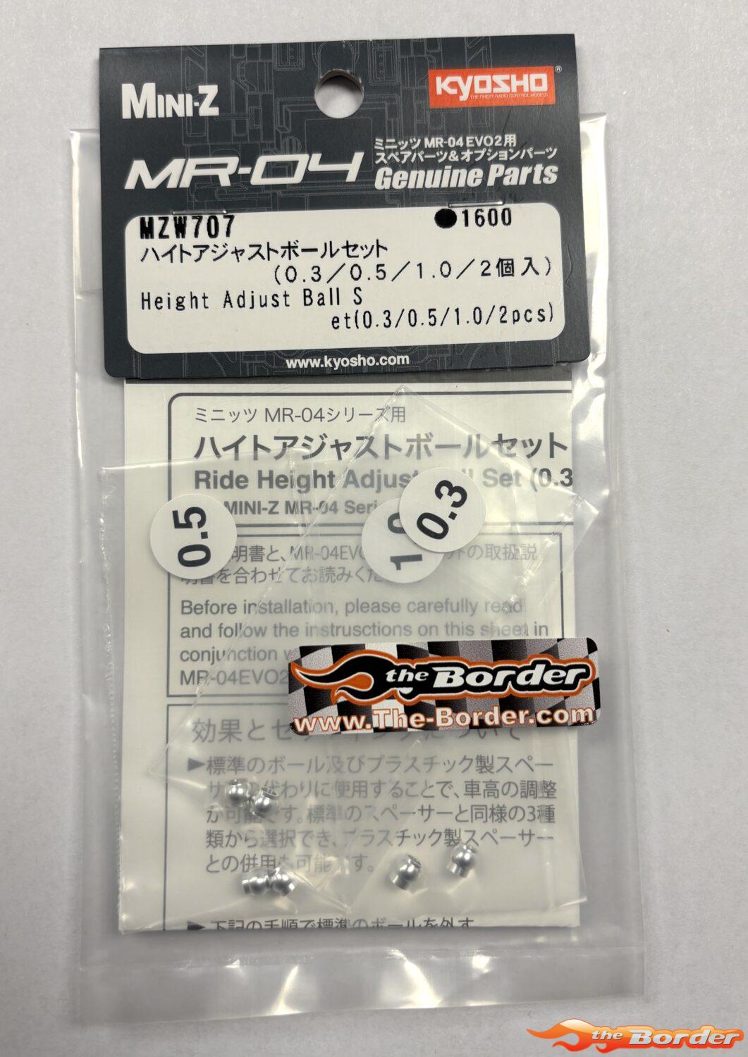 Kyosho Ride Height Adjust Ball Set (6) Kyosho Mini-Z MR04 MZW707