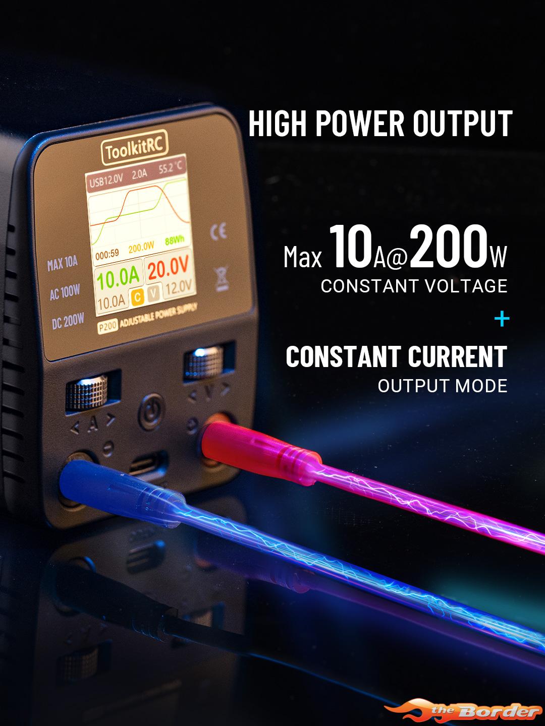 ToolkitRC P200 Power Supply 10A 200W TK23100 - Afbeelding 8