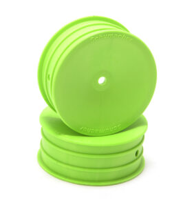 Schumacher Wheel Hex 2WD Green (2) U8685