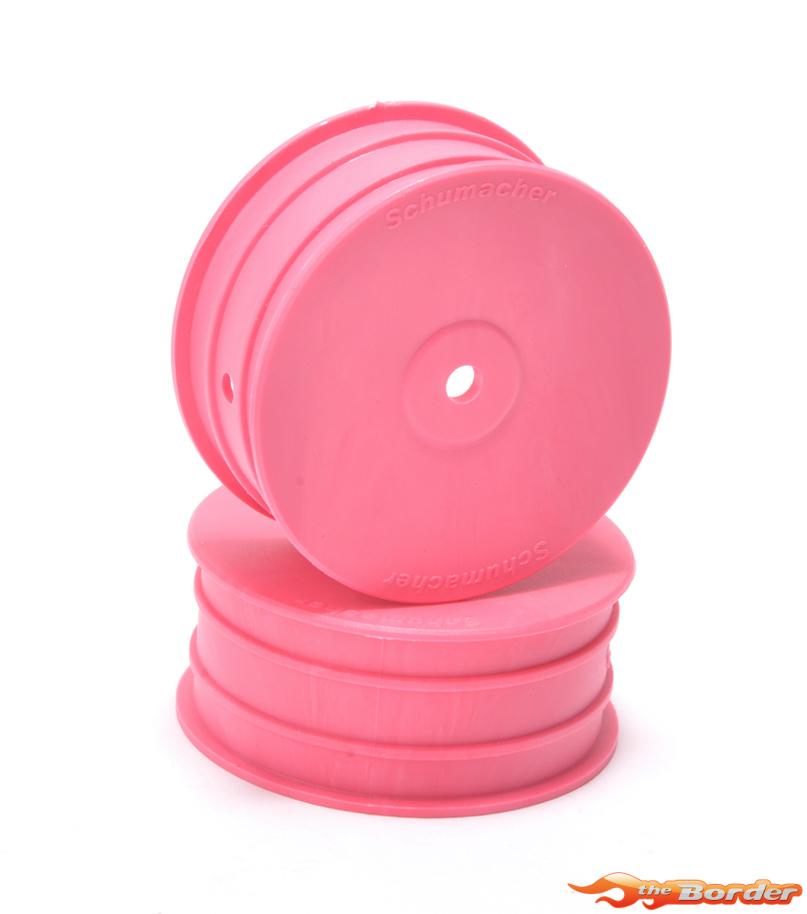 Schumacher Wheel Hex Front 4WD Pink (2) U8690