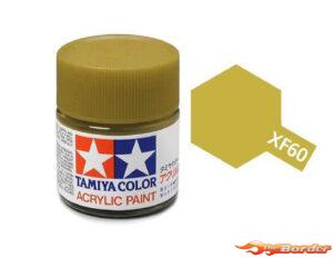 Tamiya Acrylic XF-60 Dark Yellow - 23ml Bottle 81360