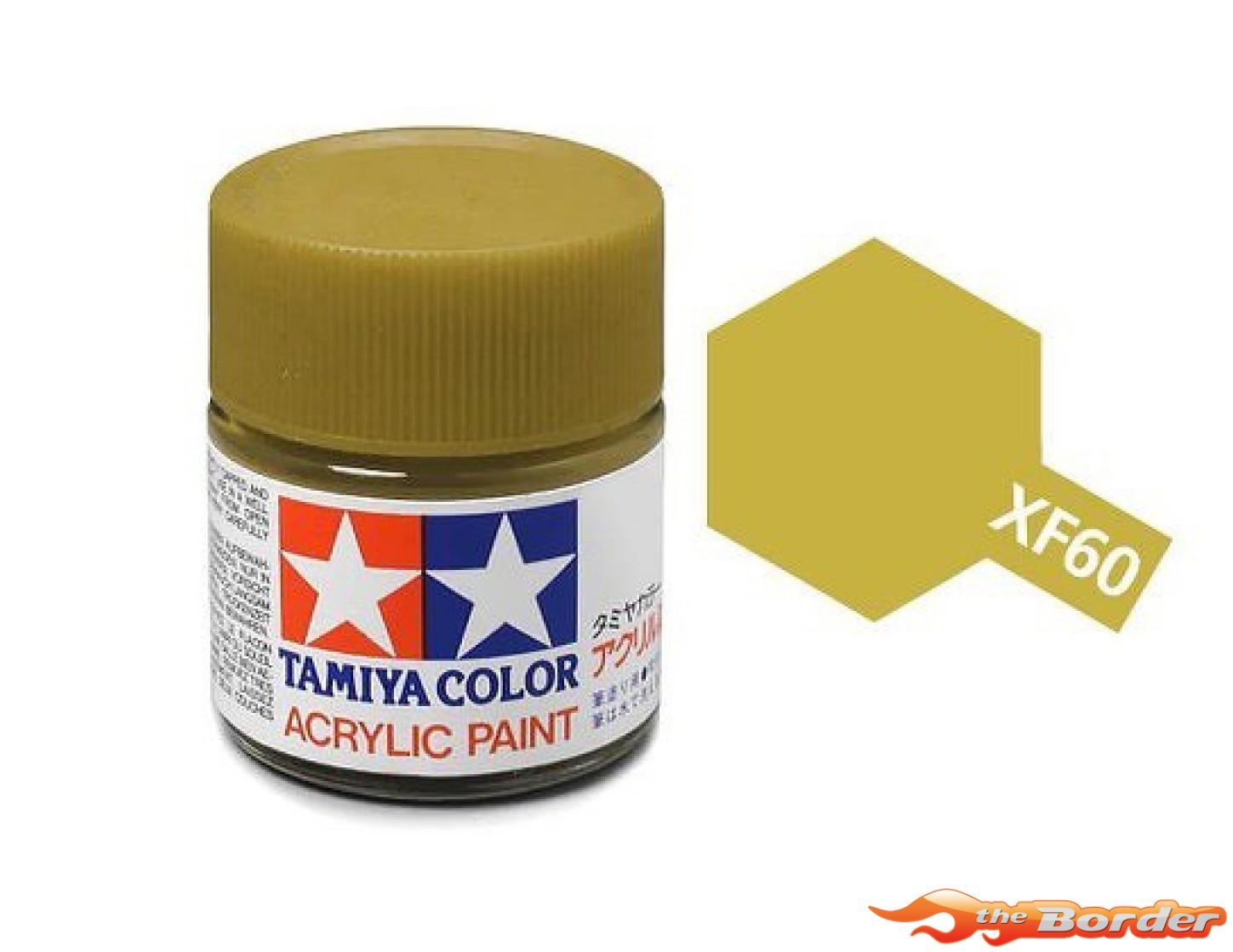 Tamiya Acrylic XF-60 Dark Yellow - 23ml Bottle 81360