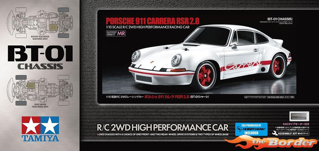 Tamiya Porsche 911 Carrera RSR 2.8 - BT-01 Chassis Kit 58740 - Afbeelding 3