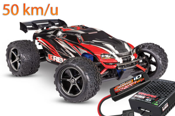 Traxxas E-Revo 1/16 4x4 Brushed (met accu en lader) 71054-8