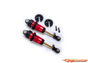 Traxxas Rood Shocks GTR Long Hard-Anodized 7461-RED