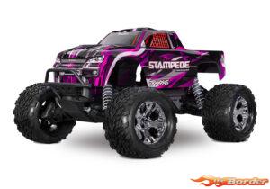Traxxas Stampede RTR Monster Truck 2WD BL-2S HD 36354-4 - Roze