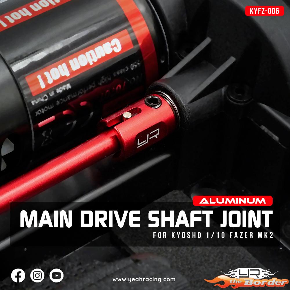 Yeah Racing Aluminium Drive Shaft Join for Kyosho Fazer Mk2 KYFZ-006RD - Afbeelding 7