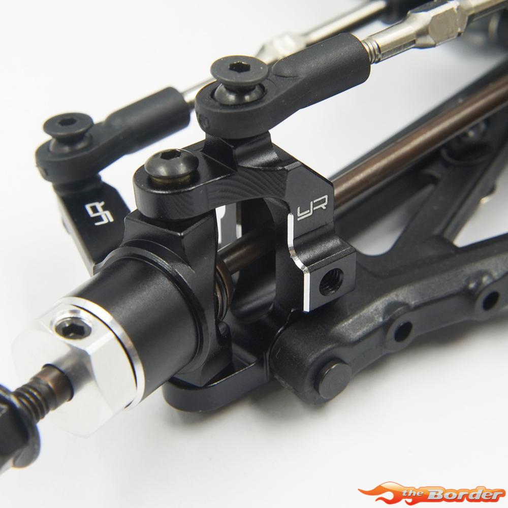 Yeah Racing Aluminium Front C-Hub for Kyosho Optima Mid KYOP-012BK - Afbeelding 5