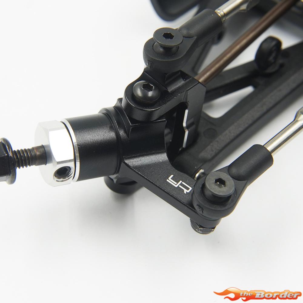 Yeah Racing Aluminium Front Steering Knuckle for Kyosho Optima Mid / Javelin KYOP-011BK - Afbeelding 4