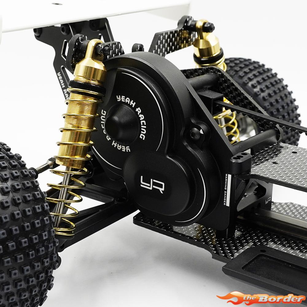 Yeah Racing Aluminium Gear Cover for Kyosho Optima Mid KYOP-020BK - Afbeelding 4
