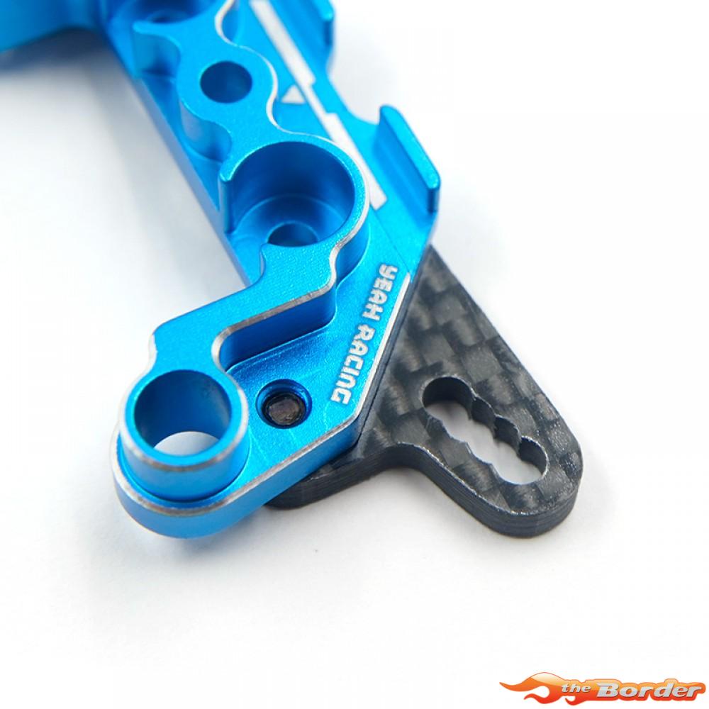 Yeah Racing Aluminium & Graphite Damper Mount for Tamiya MB-01 & BT-01 TAMB-006BU - Afbeelding 3