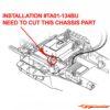 Yeah Racing Aluminium Modified Main Drive Shaft Set for Tamiya TA01 TA01-0134BU - Afbeelding 5