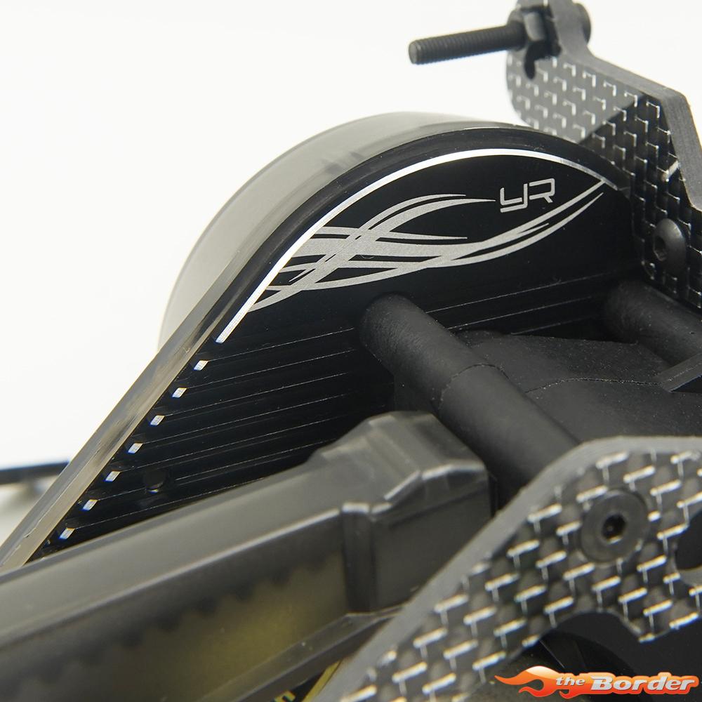 Yeah Racing Aluminium Motor Plate for Kyosho Optima Mid KYOP-009BK - Afbeelding 4