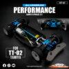 Yeah Racing Aluminium Performance Damper Upgrade Set for Tamiya TT-02 TATT-S07BU - Afbeelding 6