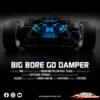 Yeah Racing Aluminium Performance Damper Upgrade Set for Tamiya TT-02 TATT-S07BU - Afbeelding 7