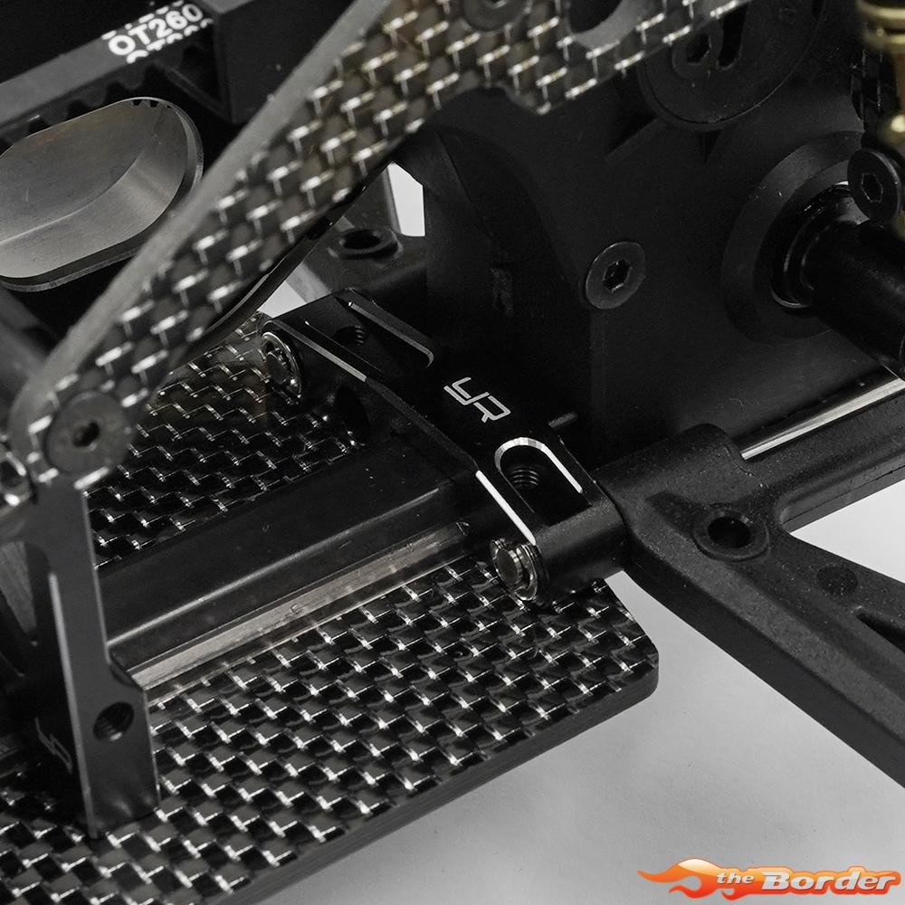 Yeah Racing Aluminium Rear Suspension Mount for Kyosho Optima Mid KYOP-016BK - Afbeelding 4